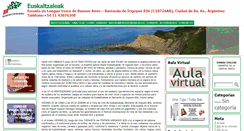 Desktop Screenshot of euskaltzaleak.org.ar